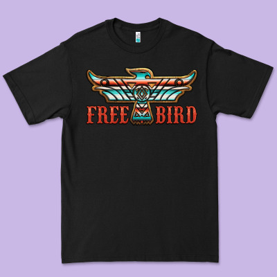 Thunderbird Free Bird Premium Tee Designed By Jahusdesignshop