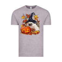 Vintage Zinc Halloween Hedgehog Vintage Tee - LillyAllenDesigns
