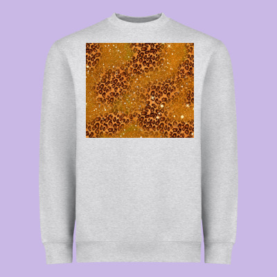 Glitter Cowhide Heavyweight Sweatshirt Designed By Tumblerdesignbyshophia