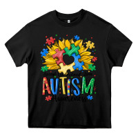Black accept understand love awareness Heavy Core Tee - MaliasSmallBusiness