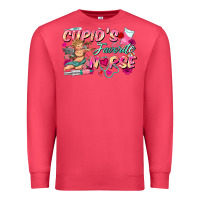 Cardinal cupid's favorite nurse Premium Sweatshirt - FaDigitalArtStudio