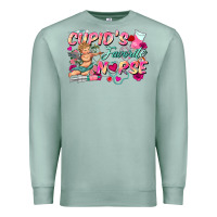 Seafoam cupid's favorite nurse Premium Sweatshirt - FaDigitalArtStudio