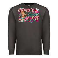 Smoke cupid's favorite nurse Premium Sweatshirt - FaDigitalArtStudio