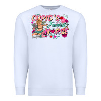 White cupid's favorite nurse Premium Sweatshirt - FaDigitalArtStudio
