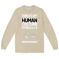 Mushroom This Is My Human Costume Im Really A Brachiosaurus Long Sleeve Tee - Bettercallsaul
