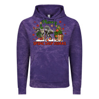 Cloud Purple merry spinosaurusmas Vintage Hoodie - LillyAllenDesigns