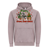 Vintage Zinc merry spinosaurusmas Vintage Hoodie - LillyAllenDesigns