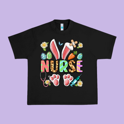 Easter Nurse Bunny Urban Heavy Tee Designed By Artiststas