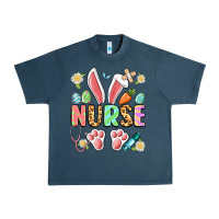 Midnight Navy easter nurse bunny Urban Heavy Tee - Artiststas