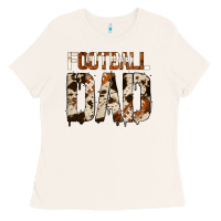 Bone no background american football dad Ladies Tee - Jasminsmagicworld