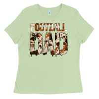Matcha no background american football dad Ladies Tee - Jasminsmagicworld