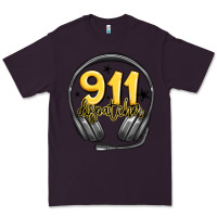 Plum 911 dispatcher Premium Tee - MaliasSmallBusiness