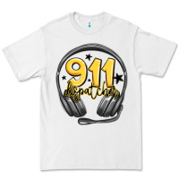 White 911 dispatcher Premium Tee - MaliasSmallBusiness