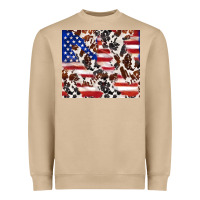 Mushroom cowhide amerikan flag Heavyweight Sweatshirt - TumblerDesignByShophia