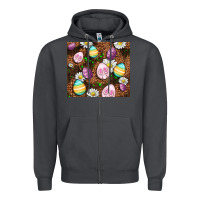 Smoke Easter rabbit eggs Zipper Hoodie - OliviaCreatesArt