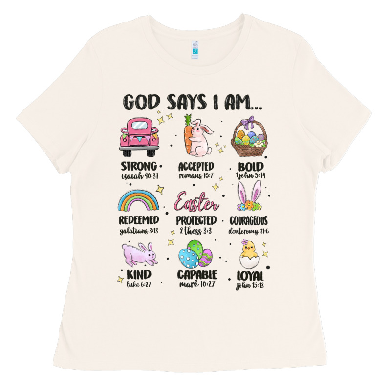Christian Easter Ladies Tee by MaliasSmallBusiness | Teevron
