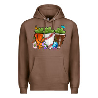 Chestnut Easter Day Sports Easter sports carrots Premium Hoodie - OliviaCreatesArt