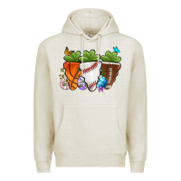 Oatmeal Heather Easter Day Sports Easter sports carrots Premium Hoodie - OliviaCreatesArt