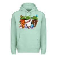 Seafoam Easter Day Sports Easter sports carrots Premium Hoodie - OliviaCreatesArt