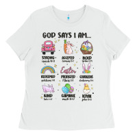 White christian easter Ladies Tee - MaliasSmallBusiness