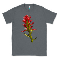 Charcoal Heather Indian Paintbrush Classic Tee - LillyAllenDesigns