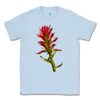 Dusty Blue Indian Paintbrush Classic Tee - LillyAllenDesigns