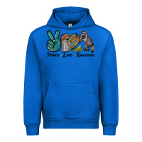 Cobalt Peace love raccoon Urban Hoodie - LillyAllenDesigns