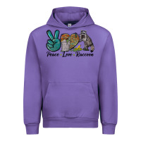 Tulip Peace love raccoon Urban Hoodie - LillyAllenDesigns
