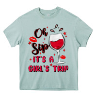 Arona oh sip it's a girl's trip Heavy Core Tee - MaliasSmallBusiness