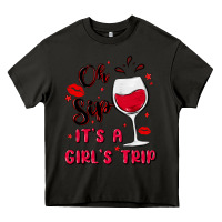 Asphalt oh sip it's a girl's trip Heavy Core Tee - MaliasSmallBusiness