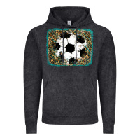 Vintage Black glitter football leopard Vintage Hoodie - RanaPortraitStore