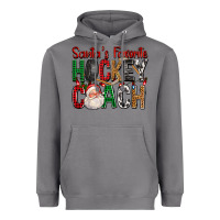 Storm Santa's Favorite Hockey Coach For Christmas Heavyweight Hoodie - FaDigitalArtStudio