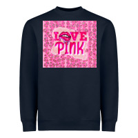Navy love pink Heavyweight Sweatshirt - TumblerDesignByShophia