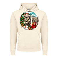 Vintage Artic christmas merino wool sheep Vintage Hoodie - LillyAllenDesigns