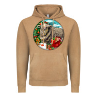 Vintage Camel christmas merino wool sheep Vintage Hoodie - LillyAllenDesigns