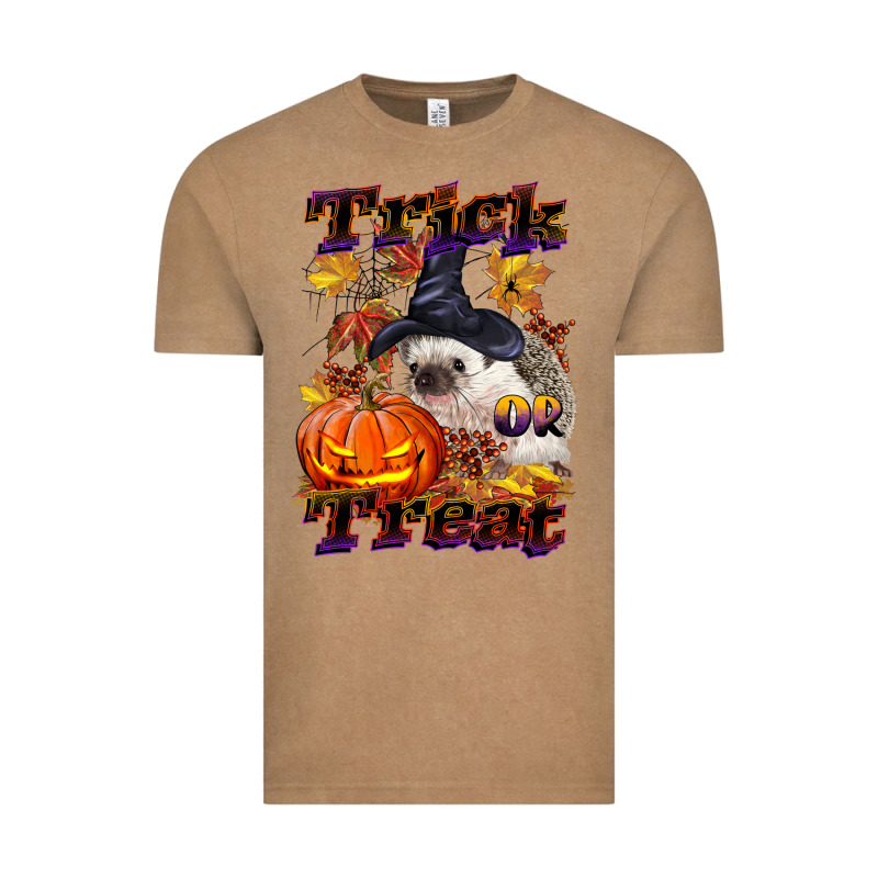 Halloween Hedgehog Trick Or Treat Vintage Tee by LillyAllenDesigns | Teevron