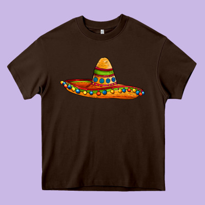 Sombrero Heavy Core Tee Designed By Adodesignshop