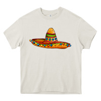 Cream sombrero Heavy Core Tee - AdoDesignShop