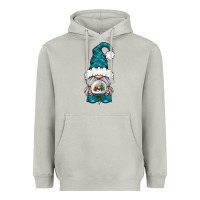Moon Dust winter gnome with snow globe Heavyweight Hoodie - BundleAndBundleShop