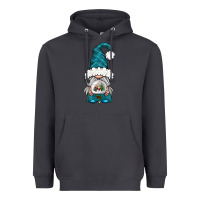Smoke winter gnome with snow globe Heavyweight Hoodie - BundleAndBundleShop