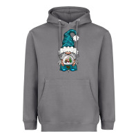 Storm winter gnome with snow globe Heavyweight Hoodie - BundleAndBundleShop