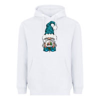 White winter gnome with snow globe Heavyweight Hoodie - BundleAndBundleShop