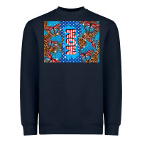Navy American mom Heavyweight Sweatshirt - TumblerDesignByShophia