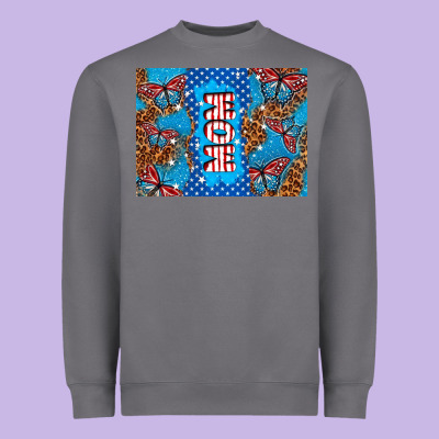 American Mom Heavyweight Sweatshirt Designed By Tumblerdesignbyshophia