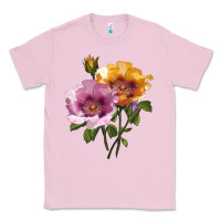 Bubblegum Pink In Your Eyes Rose Classic Tee - LillyAllenDesigns