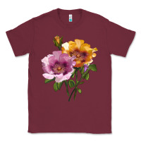 Burgundy In Your Eyes Rose Classic Tee - LillyAllenDesigns