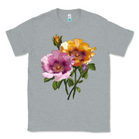 Heather Grey In Your Eyes Rose Classic Tee - LillyAllenDesigns