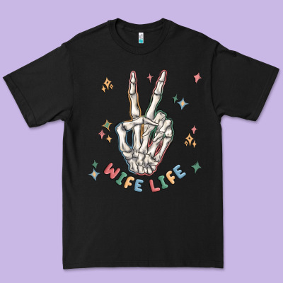 Wife Life Premium Tee Designed By Maliassmallbusiness