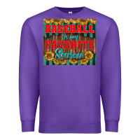 Purple baseball is my favorite season tumbler Premium Sweatshirt - BundleAndBundleShop