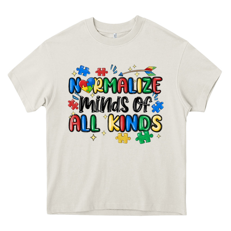 Normalize Minds Of All Kinds Heavy Core Tee by MaliasSmallBusiness | Teevron